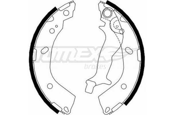 TOMEX Brakes Bremsbackensatz